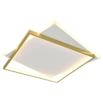 Светильник потолочный светодиодный ЭРА Модерн Lima CLL-1-82-RC WH+GD с ДУ 82W 3000-6500К белый/золото