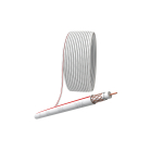 Кабель коаксиальный ЭРА  SAT 50 М, 75 Ом, Cu/(оплётка Cu 75%), PVC, цвет белый, бухта 10м