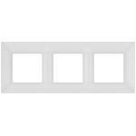 Рамка для розеток и выключателей ЭРА Elegance 14-5003-01М на 3 поста, белый матовый