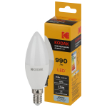 Лампочка светодиодная Kodak LED KODAK B35-11W-840-E14 E14 / Е14 11Вт свеча нейтральный белый свет