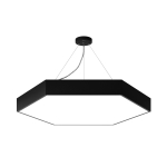 Светильник LED ЭРА Geometria SPO-122-B-40K-066 Hexagon 66Вт 4000К 5300Лм 800*800*80 черный подвесной драйвер внутри
