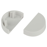 Заглушка ЭРА EC-KK-20-12-FW для полукруглого кабель-канала белая 20х12мм 2шт/комплект