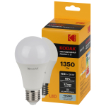 Лампочка светодиодная Kodak LED KODAK A60-15W-840-E27 E27 / Е27 15Вт груша нейтральный белый свет Лампочка светодиодная Kodak LED KODAK A60-15W-840-E27 E27 / Е27 15Вт груша нейтральный белый свет
