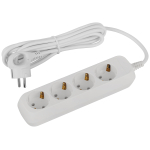 Удлинитель электрический ЭРА UDL-16-430-E Greenline 4 розетки с заземлением 3м ПВС 3x1мм2