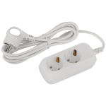 Удлинитель электрический ЭРА UDL-10-230-E Greenline 2 розетки с заземлением 3м ПВС 3x0.75мм2