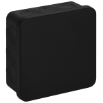 Распаячная коробка ЭРА KOR-100-100-40-13g-K-2MP-B двухкомпонентная HF стойкая к УФ 100х100х40мм черная ПМ IP66