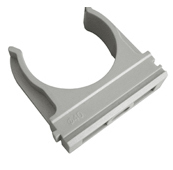 Крепеж-клипса для труб d16 мм цвет серый (упак. 100 шт)