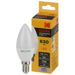 Лампочка светодиодная Kodak LED KODAK B35-7W-865-E14 E14 / Е14 7Вт свеча холодный дневной свет Лампочка светодиодная Kodak LED KODAK B35-7W-865-E14 E14 / Е14 7Вт свеча холодный дневной свет