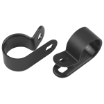 Скоба кабельная нейлоновая под винт ЭРА NO-225-273 20 мм чёрная 50 шт