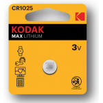 Батарейки Kodak CR1025-1BL MAX Lithium (60/240/50400) Батарейки Kodak CR1025-1BL MAX Lithium (60/240/50400)