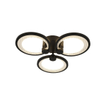 Светильник потолочный светодиодный ЭРА Модерн Odry CLL-1-46-RC BK с ДУ 46W 3000-6500К черный