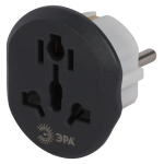 Разветвитель электрический ЭРА SP-1e-UVL универсальный на 1 розетку 16А белый