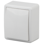 Выключатель ЭРА Эксперт 11-1203-01 накладной IP20 10А 250В белый одноклавишный проходной