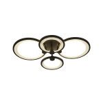 Светильник потолочный светодиодный ЭРА Модерн Odry CLL-1-78-RC BK с ДУ 78W 3000-6500К черный