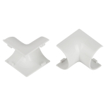 Внутренний угол ЭРА IC-KK-20-12-FW для полукруглого кабель-канала белый 20х12мм 2шт/комплект