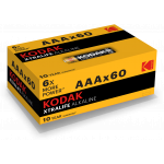 Батарейки Kodak LR03-60 (4S) colour box XTRALIFE Alkaline [K3A-60] (60/1200/38400)