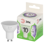 Лампочка светодиодная ЭРА GREEN LINE LED MR16-10W-865-GU10 GL GU10 10 Вт софит холодный свет Лампочка светодиодная ЭРА GREEN LINE LED MR16-10W-865-GU10 GL GU10 10 Вт софит холодный свет