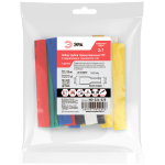 Набор термоусадочных трубок ЭРА NO-224-525 ТТУ нг-LS 6/3 7 цветов по 3 шт L=100 мм