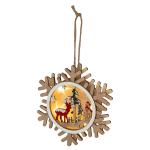 Светильник ЭРА ENGDS-6L новогодний светодиодный Снежинка подвесной 15 см 2*АА Светильник ЭРА ENGDS-6L новогодний светодиодный Снежинка подвесной 15 см 2*АА