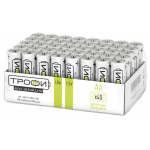 Элемент питания Трофи LR6-40 bulk ECO щелочная (алкалиновая) Элемент питания Трофи LR6-40 bulk ECO щелочная (алкалиновая)