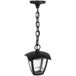 Садово-парковый светильник ЭРА ДСУ 07-8-001 Марсель черный 4 гранный подвесной IP44 светодиодный 8Вт 3000K