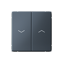 ArtGallery Грифель Выключатель двухклавишный, для жалюзи, 2х сх.4, 10А, механизм Systeme Electric (Schneider Electric)