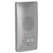 Blanca открытая установка с Алюминий Переговорное устройство (Домофон), 4,5В Systeme Electric (Schneider Electric)