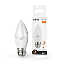 Лампа светодиодная Gauss Elementary Свеча 6Вт E27 420lm 3000K
