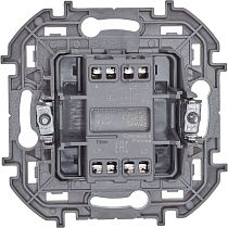 INSPIRIA Выключатель 1-клавишный перекрестный 10А алюминий IEK