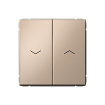 ARTGALLERY 2-клавишный ВЫКЛЮЧАТЕЛЬ ДЛЯ ЖАЛЮЗИ, 2х сх.4, 10А, механизм, быстрозажим. клем., ПЕСОЧНЫЙ