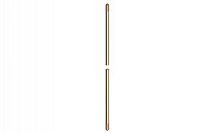 Вертикальный заземлитель 1500 мм, D14.2 мм, омеднённая сталь DKC