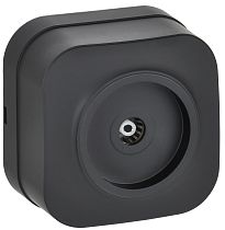 GLORY Розетка для открытой установки TV РТВ20-ХЧм черный матовый IEK GLORY Розетка для открытой установки TV РТВ20-ХЧм черный матовый IEK