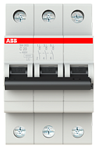 Автоматический выключатель трехполюсный C 20А 6кА SH203 ABB