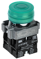 Кнопка LA167-BP35 d=22мм 1з+1р зеленая IEK