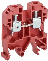 Клемма винтовая КВИ-6кв.мм красн.  IEK