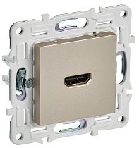 SKANDY Розетка HDMI SK-H01Sh шампань IEK