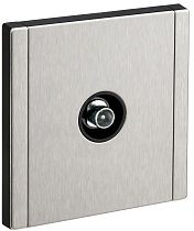 FORTE&PIANO Розетка TV проходная FP729M металл никель IEK