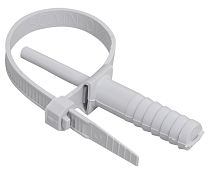 Хомут кабельный дюбельный ХД 7х150 серый  IEK