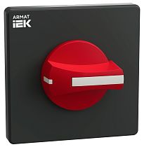 ARMAT Рукоятка поворотная для SDM 96х96мм красная IEK