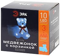 Гирлянды ENIOF - 12  ЭРА Фигура LED Медвежонок с корзинкой, 3АА