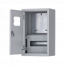 Корпус мет. учетный нав. 400х250х160 1-фазный 9 мод. IP31 ЩРУН-1/9