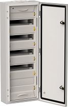 TITAN 5 Корпус металлический ЩРн-60 (1х60) 835х310х140мм IP54 серый (одна дверь)  IEK