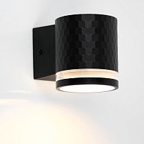 Фасадный светильник General GWL-GX53-M-IP65 Черный с боковым рассеивателем Кирпич