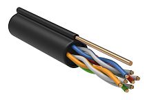 ITK Витая пара U/UTP кат.5E 4х2х24AWG LDPE трос 1,2мм (305м) IEK