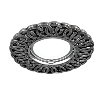 Светильник Gauss Antique CA042 Круг. Серебро/Черный Gu5.3 1/40