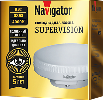 Лампа Navigator 95 430 NLL-GX53-8-230-4K-SV Лампа Navigator 95 430 NLL-GX53-8-230-4K-SV