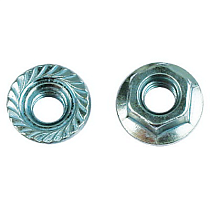 Гайка с насечкой, препятствующая откручиванию М8, нержавеющая сталь AISI 316L DKC