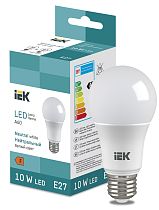 Лампа груша LED Bulb A60 950lm 4000K E27  IEK