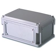Корпус RAM box без МП 400х200х146 мм, с фланцами, непрозрачная крышка высотой 21 мм, IP67