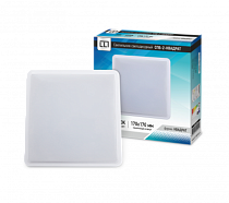 Светильник светодиодный СПБ-2-КВАДРАТ 10Вт 230В 4000К 800Лм 170мм белый LLT